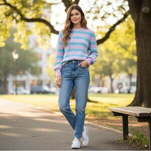 The Fifth Label Defense Stripe Knit Top